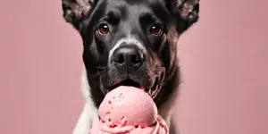 Can Dogs Indulge in the Sweetness of Strawberry Ice Cream photo