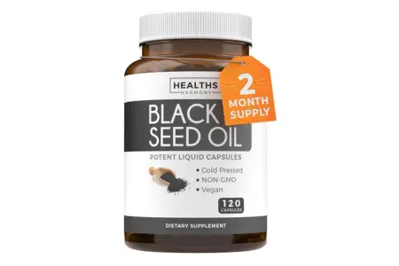 Black Seed Oil - 120 Softgel Capsules Skin Health