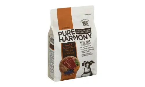 Pure Harmony, Dog Food, Beef & Brown Rice Recipe