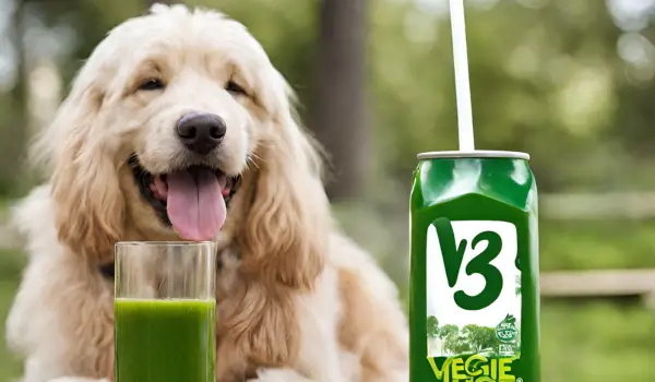 V8 Veggie Juice on Dog 2024