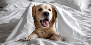 Why Does My Dog Lick My Bed Sheets photo