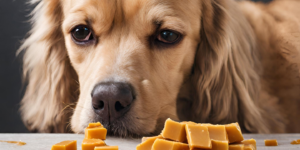 dog eats Butterscotch