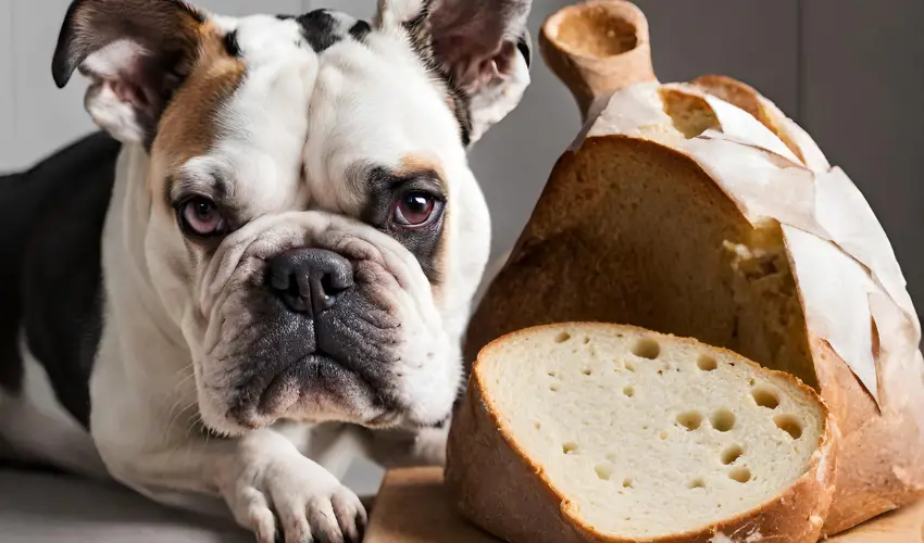 dogs eat cooked sourdough bread