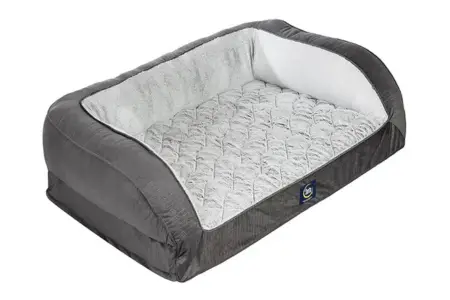 Serta Orthopedic Quilted Couch Dog Bed photo