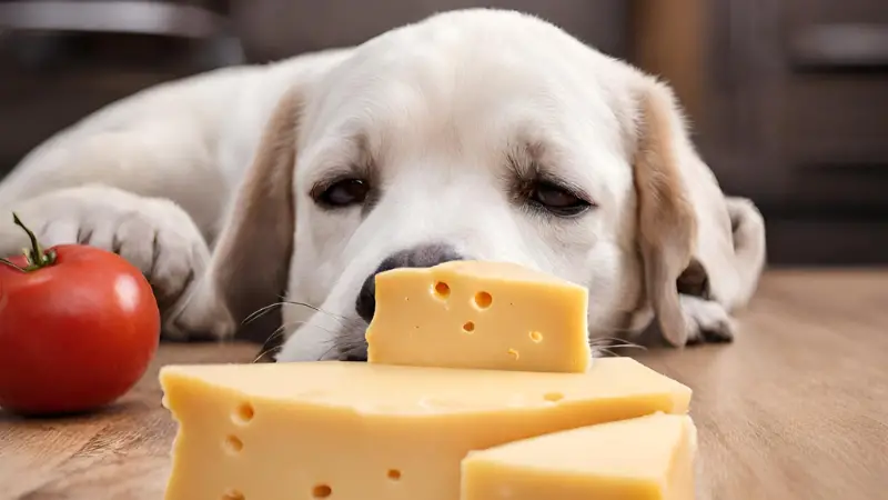 The dog eats Pimento Cheese photo 3