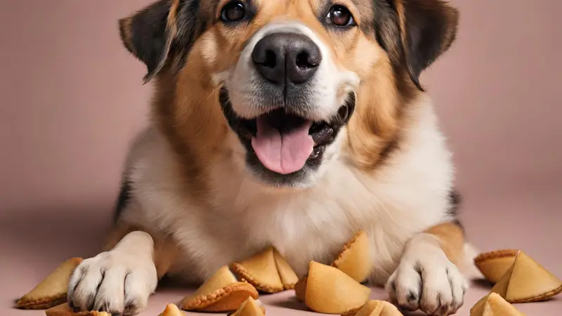 dogs eat fortune cookies photo 2